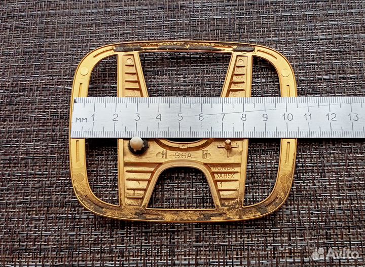 Honda оригинальная эмблема (105х85мм)