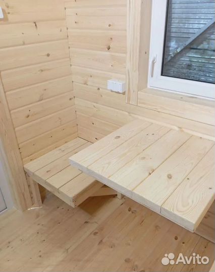 Kapкасная баня 4 метра на 2.4 м