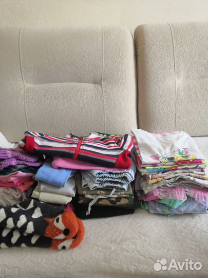 Вещи пакетом на девочку, р. 128