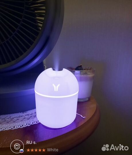 Бесшумный мини увлажнитель воздуха