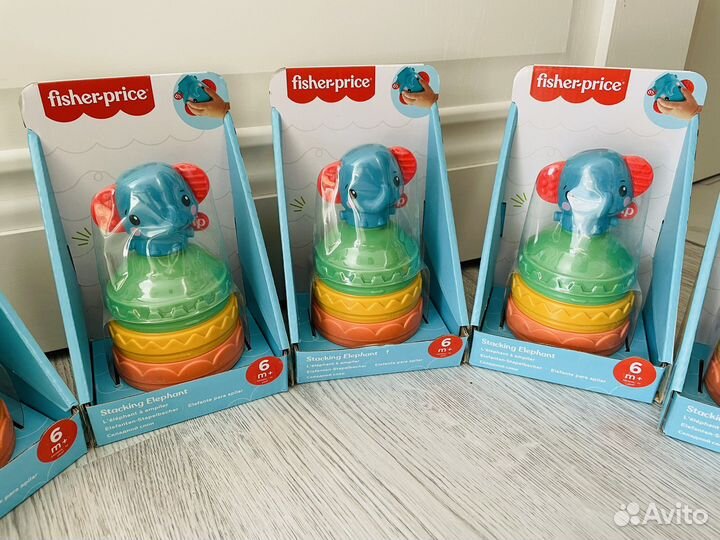 Пирамидка слоник Fisher price