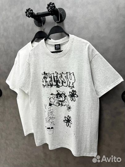 Stussy футболка оверсайз унисекс хит