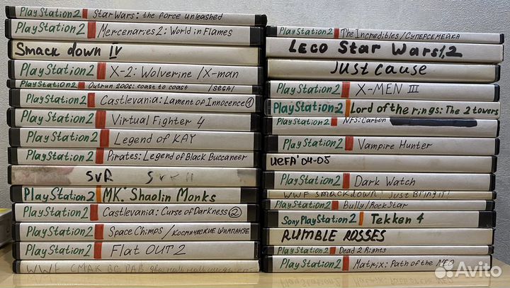 Игры для PlayStation 2 (Диски PS2)