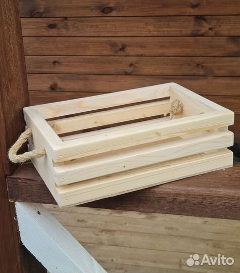 Ящик деревянный подарочный