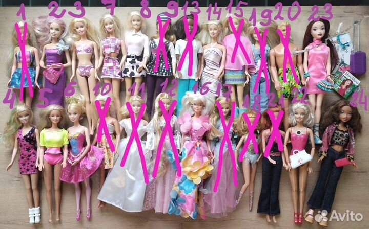 Куклы Barbie 90х-2000х