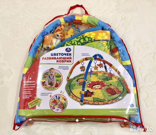 Цветочек развивающий коврик (без торга)
