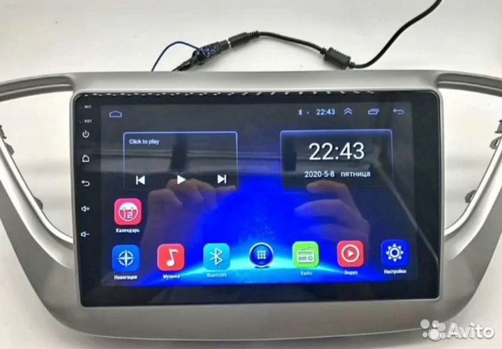 Магнитола Хендай Солярис 2