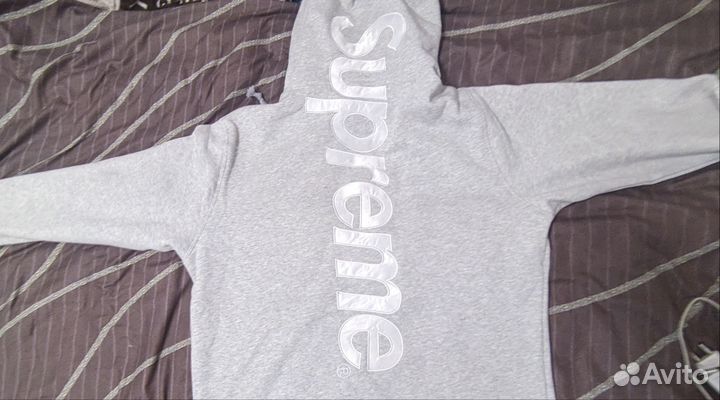 Худи толстовка supreme fw23 satin applique