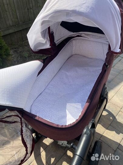 Коляска Адамекс 3 в 1 люлька, прогулка и автокре