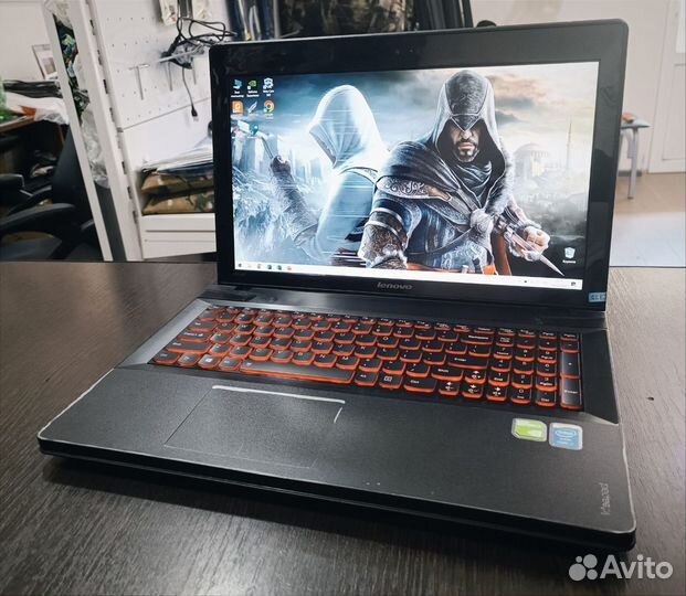 Игровой ноутбук Lenovo 15.6/Gf755m/i5/8Gb/SSD/Full