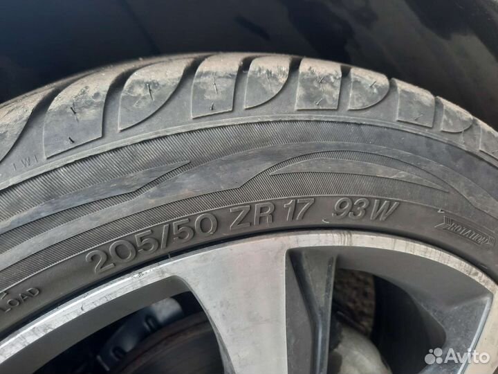 Колеса в сборе r17 летние 4 100