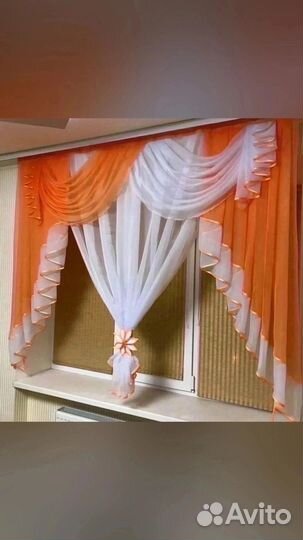 Шторы и тюль для кухни