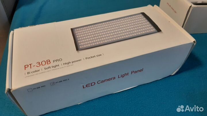 Видеосвет Tolifo 3шт + 4 аккума + зарядка + пульт