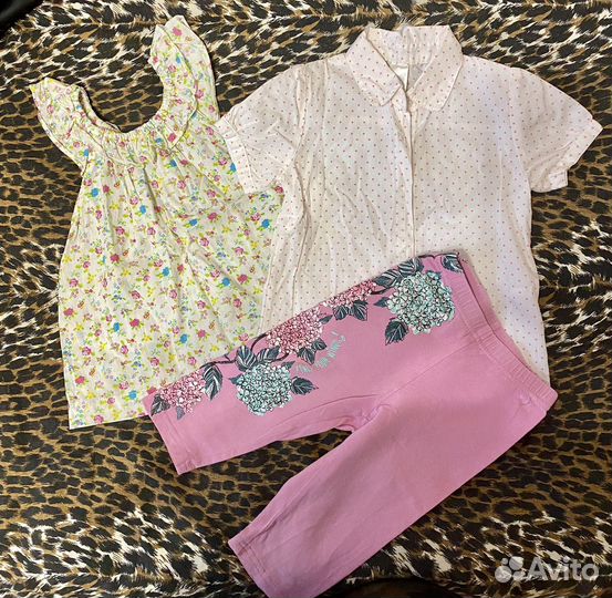 Большой пакет одежды для девочки 92-98 (2-3 года)