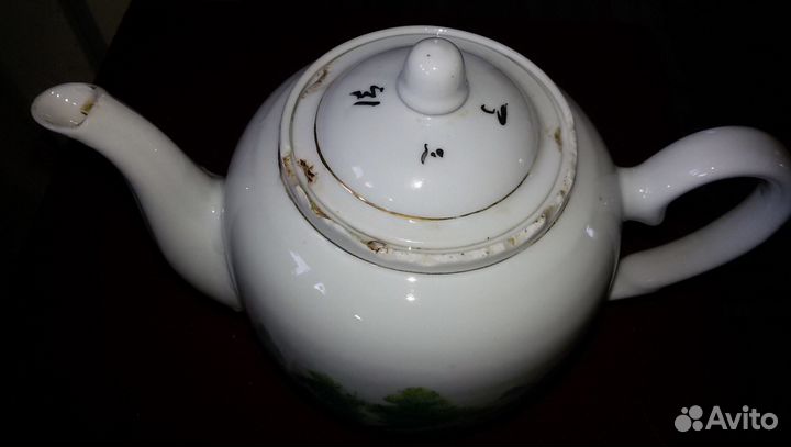 Старый чайник японский