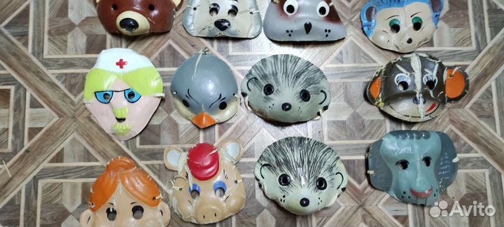 Новогодние маски СССР