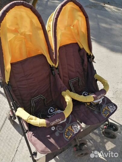 Коляска трость для двойни