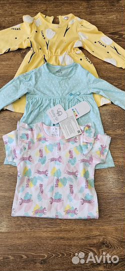 Одежда для девочек с 74размера до 1,5 года