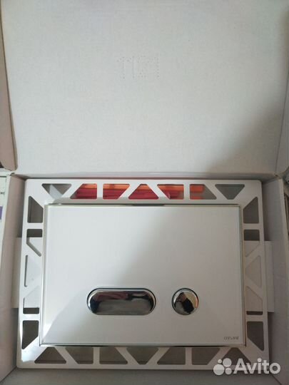 Кнопка для инсталяции Cersanit Intero, стекло