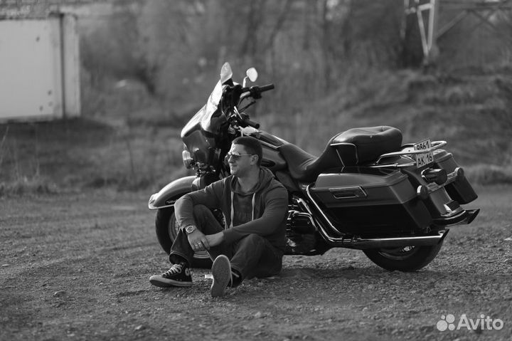 Фотосессия на мотоцикле