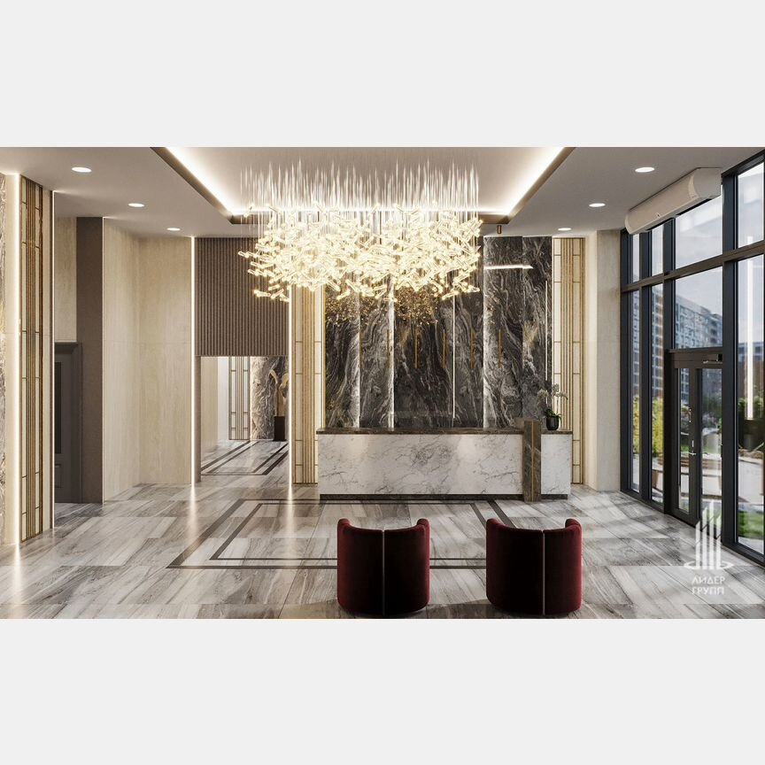 1-к. квартира, 51 м², 9/23 эт.