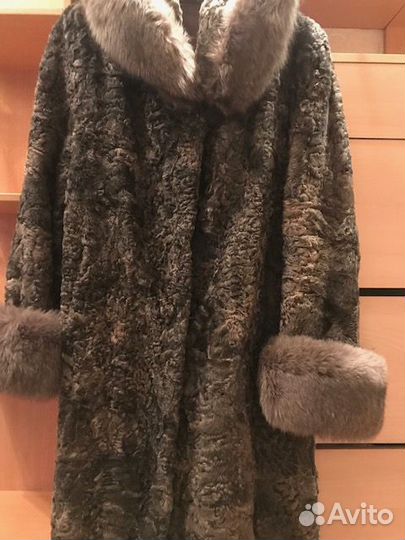 Шуба с капюшоном