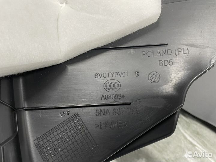 Новая облицовка колесной арки Tiguan 2 Тигуан