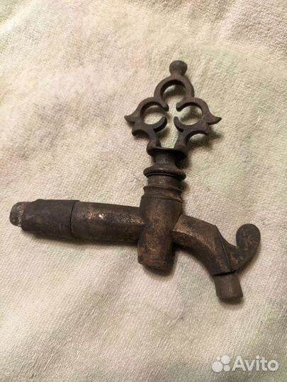 Краник от самовара, старинный, латунь