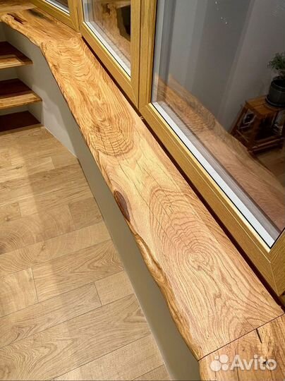 Деревянный подоконник дуб