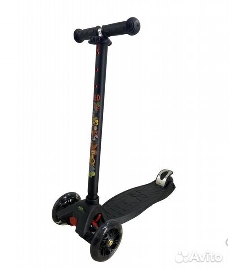 Самокат детский черный