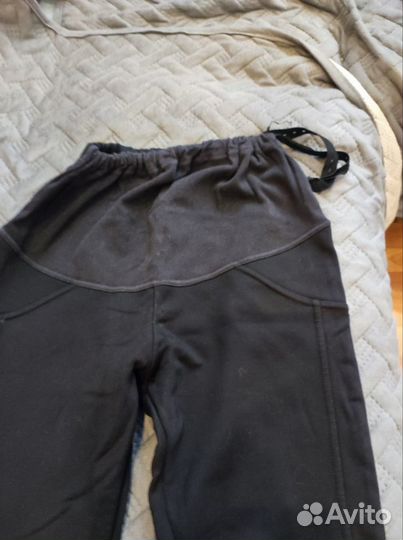 Утеплённые штаны для беременных на тоненькой байке