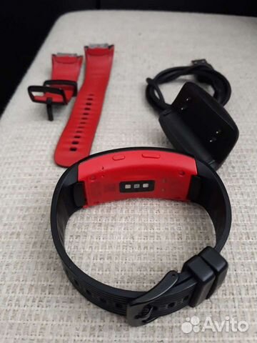 Смарт-часы Samsung Gear Fit2 pro (R365) -отлич. со