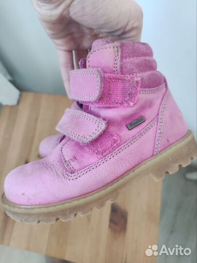 Ботинки кожаные демисезонные 25 для девочки