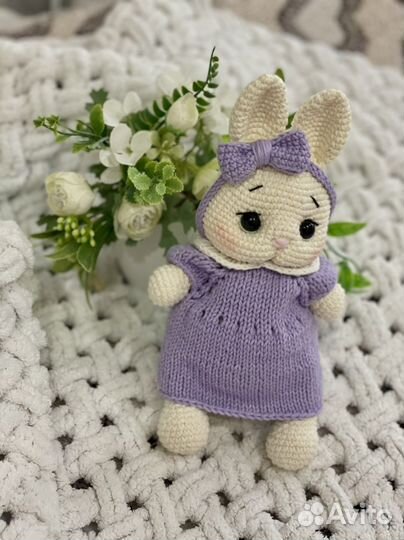 Мягкая игрушка зайчик