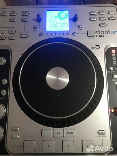 Пара mp3 dj cd проигрывателей Stanton c.314