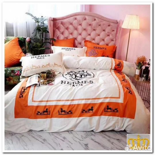 Постельное белье hermes Евро хлопок