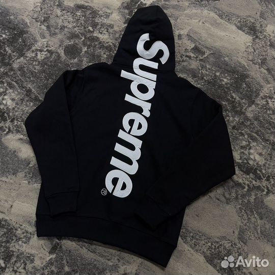Толстовка худи Supreme 8 week applique
