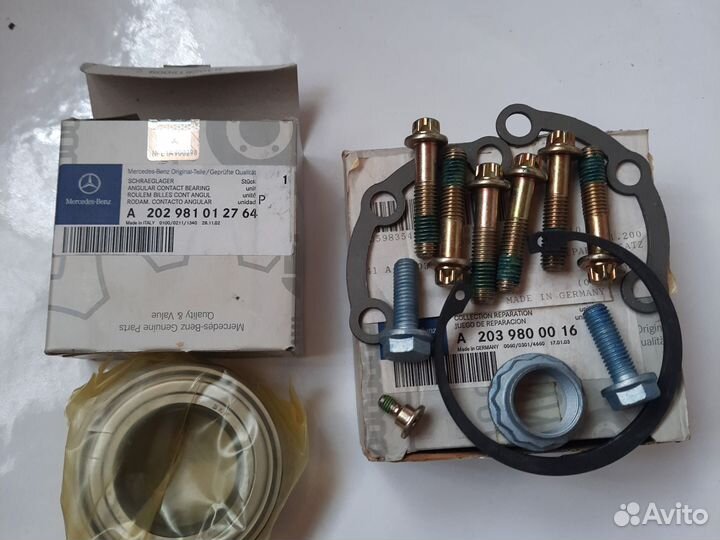 Подшипник ступицы задний mercedes sprinter