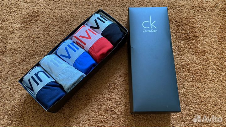 Трусы мужские боксеры от 48 до 52 XL Calvin Klein