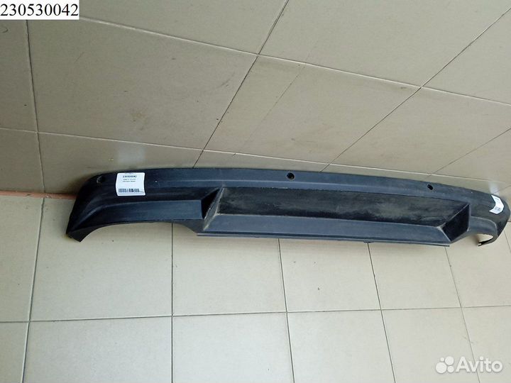 Юбка заднего бампера Skoda Octavia A7
