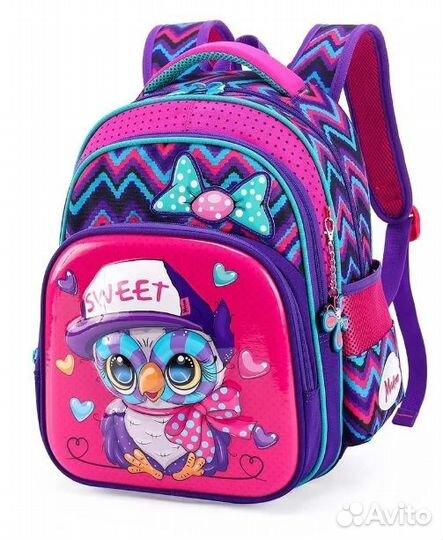 Рюкзак школьный Maksimm для девочек с совой