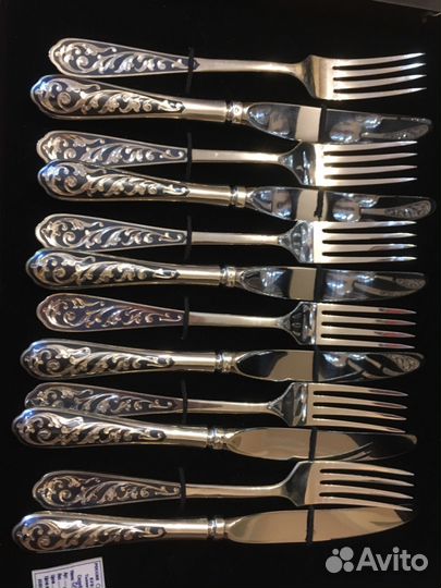 Столовое серебро (На 6 персон)