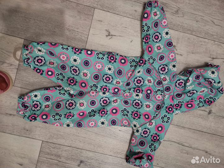 Комбинезон демисезонный crockid 74 80 розовый