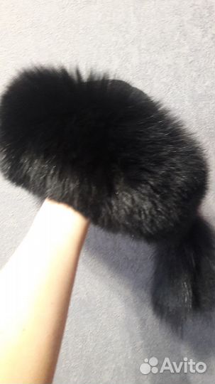 Шапочка из песца