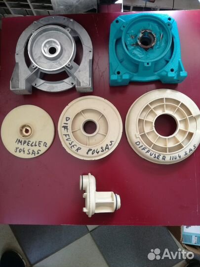 Запчасти комплектующие для насосов GP onkm Aquario