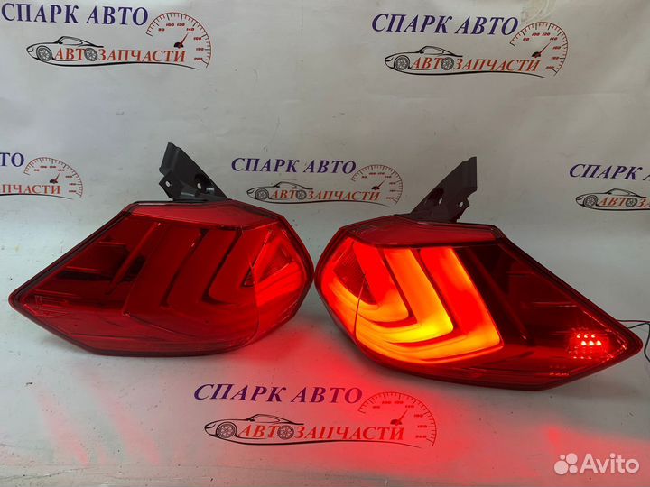 Стопы Nissan X-Trail 32 Стиль BMW Красные