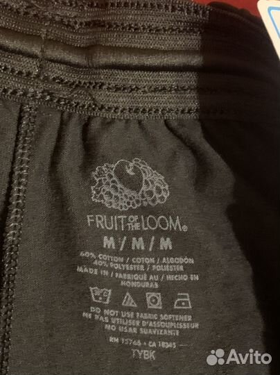 Шорты Новые Fruit of the Loom USA оригинал