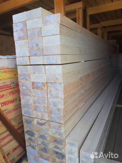 Брус 140х140мм, сухой, 1-2 сорт, строганный