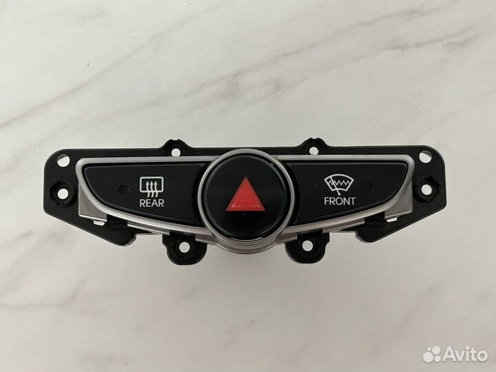 Блок кнопок аварийки, обогрев стекла солярис