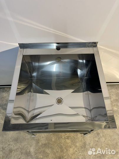 Ванна моечная 70х70 нержавейка